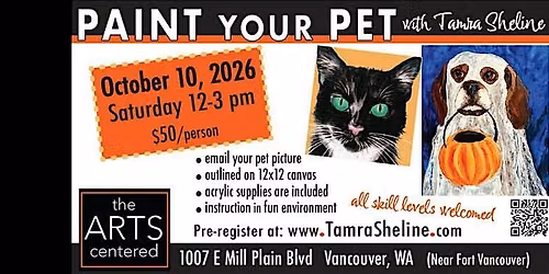 Paint your Pet! ART PARTY
