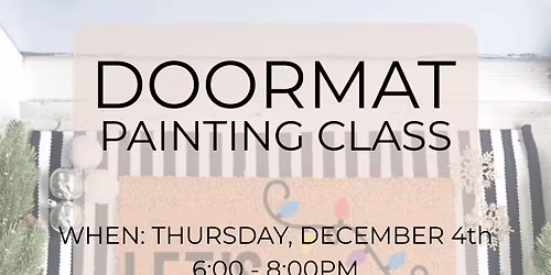 DIY Doormat Painting Class