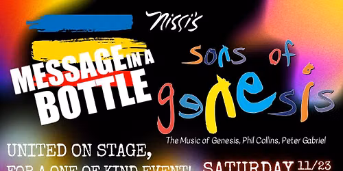 Message in a Bottle with Sons of Genesis at Buffalo Rose