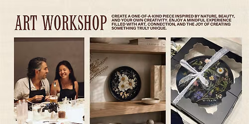Resin Art Workshop - Create Your Own Botanical Charcuterie Plate