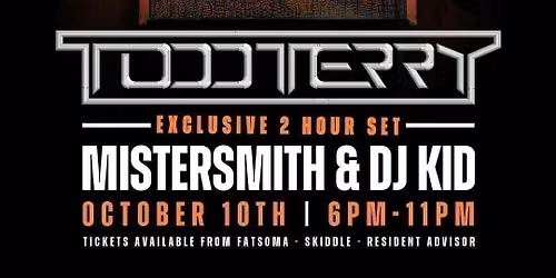 Leithienda Proudly Presents - TODD TERRY - (Exclusive 2 Hour Set)