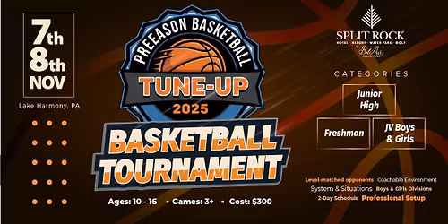 \ud83c\udfc0 2025 Pre-season Tune-Up Basketball Tournament