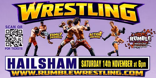 Rumble Wrestling comes to Hailsham 2026 