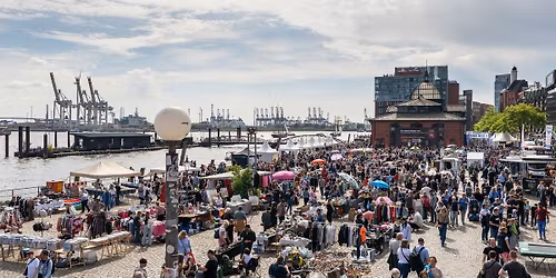 Flohmarkt auf dem Fischmarkt beim Hafengeburtstag 2026
