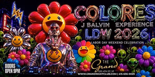 Colores: J Balvin Experience at The Grand Sunday 9.6.26