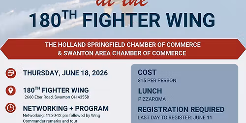 Joint Chamber Event at the 180th Fighter Wing