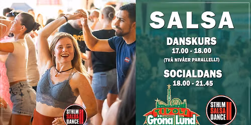 Salsa p\u00e5 Gr\u00f6na Lund 9 augusti!