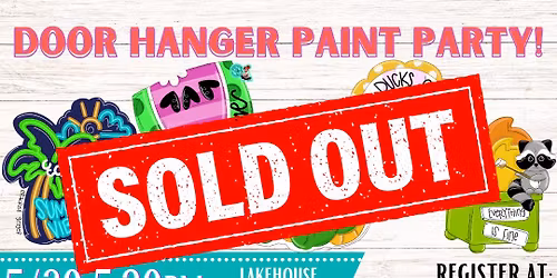 Paint Party at Lakehouse Pizzeria and Taproom 5\/20