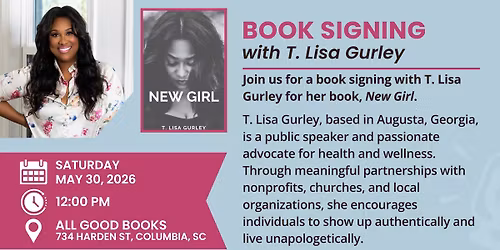 Book Signing with T. Lisa Gurley: "New Girl"
