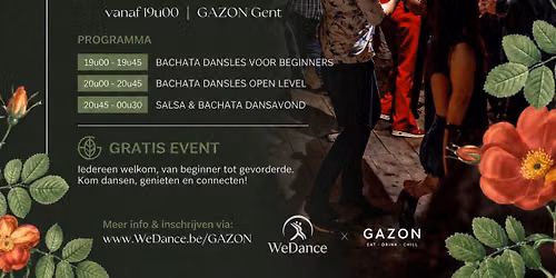 WeDance @ GAZON vrijdag 03\/07\/2026