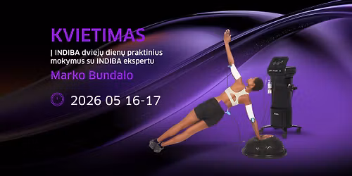 INDIBA praktiniai mokymai su Marko Bundalo