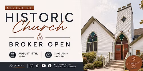 EXCLUSIVE HISTORIC CHURCH CONVERSION BROKER OPEN