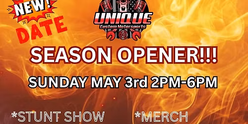 SEASON OPENER!  \u201cStart Your Engines, Riding Season Begins!\u201d  