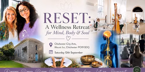 RESET - Day Wellness Retreat (Sound bath, live harp, grounding, Pilates & lots more\u2026) 