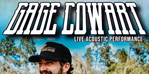 Gage Cowart Live @ The Salty Goat Saloon