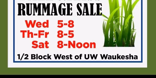 Annual Rummage Sale - Tallgrass Subdivision Waukesha