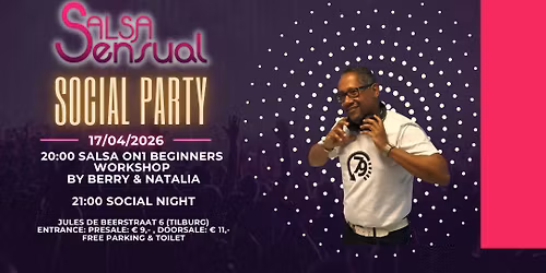 Salsa Sensual Social Party April Edition with DJ Hubert