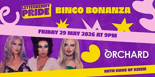 Letterkenny Pride's Bingo Bonanza