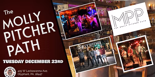 Molly Pitcher Path is taking over The Bar and Company!