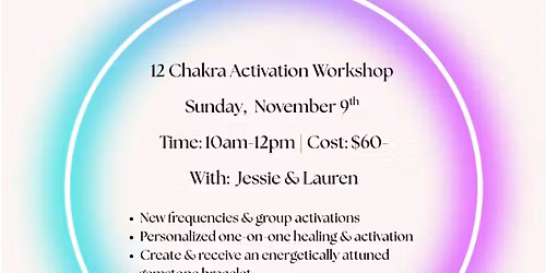 12 Chakra Activation Workshop