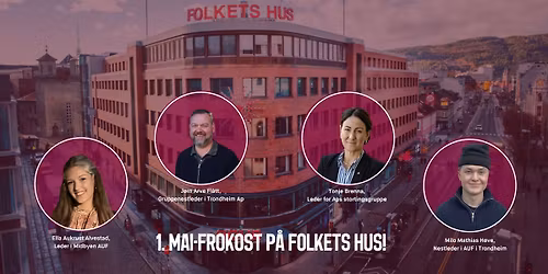 1. mai-frokost p\u00e5 Folkets hus!