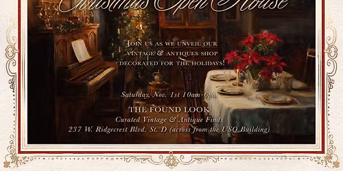 The Found Look Christmas Open House
