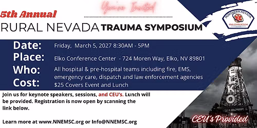 2027 Rural Nevada Trauma Symposium