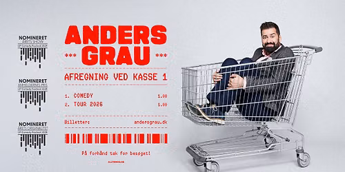 ANDERS GRAU - AFREGNING VED KASSE 1 - Odense, Magasinet