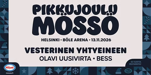 Pikkujoulu M\u00f6ss\u00f6 Helsinki 2026