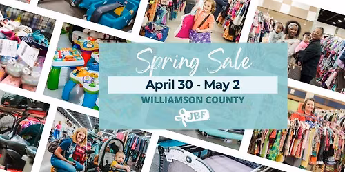 Just Between Friends Williamson County MEGA Children's and Maternity Pop-Up Sale