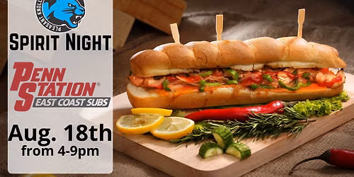 Spirit Night at Penn Station East Coast Subs