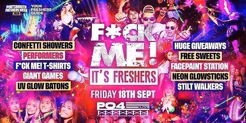 F*CK ME It's Freshers - Portsmouth Freshers 2026