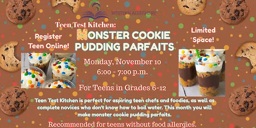 TTK: Monster Cookie Pudding Parfaits