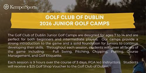 Junior Golf Camp