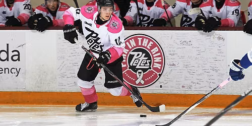 Sudbury Wolves at Peterborough Petes at Peterborough Memorial Centre