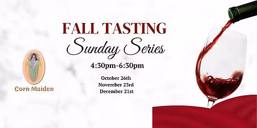 Wine & Spirit Tastings at Corn Maiden