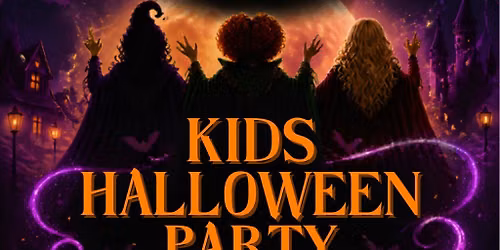Kids halloween party with the Sanderson sisters