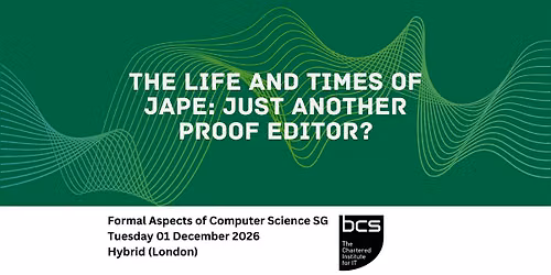 The Life and Times of JAPE: just another proof editor?