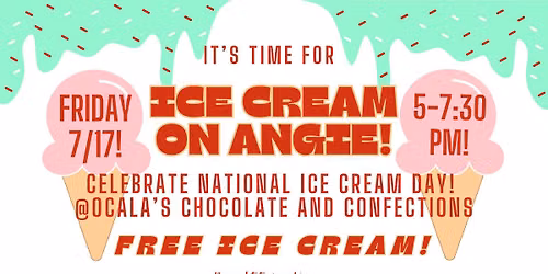 Ice Cream on Angie!\ud83c\udf66 @Ocala's Chocolate and Confections