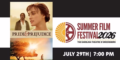 Pride and Prejudice - 2026 Summer Film Festival