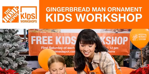 The Home Depot Gingerbread Man Ornament Kids Workshop