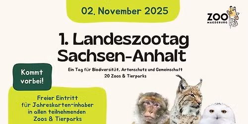 1. Landeszootag Sachsen-Anhalt