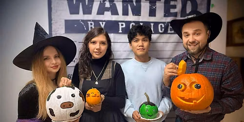 Halloween pumpkin carving\/painting workshop