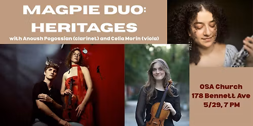 Magpie Duo @ MOSA: Heritages
