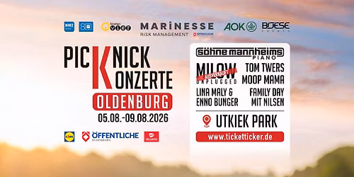 Picknick Konzerte Oldenburg 2026