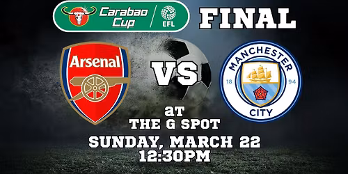 Arsenal VS Man City @ The G Spot
