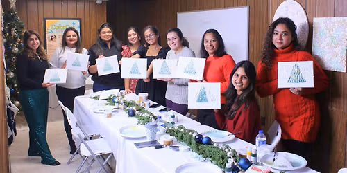 Christmas Texture Paint Party \u2013 Troy, Michigan