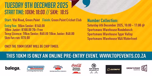 Growthpoint Properties Sundowner 10km Run\/Walk and 5km Fun Run 2025