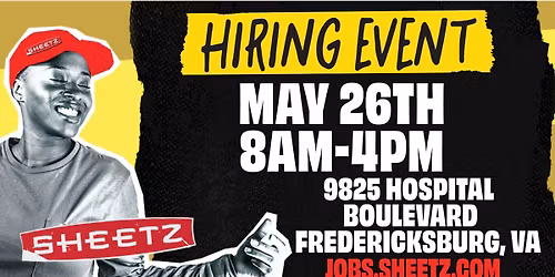 Sheetz Hiring Event - Fredericksburg, VA
