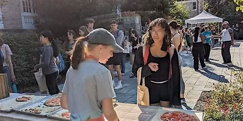 Pizza on the Plaza at The Trout Gallery